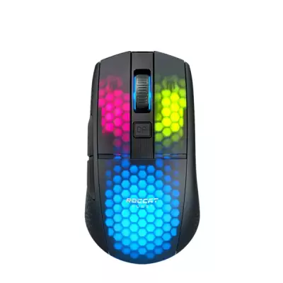 ROCCAT Burst Pro Air souris Jouer Droitier RF sans fil + Bluetooth Optique 19000 DPI