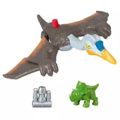 Fisher-Price Imaginext – Jurassic World – Coffret Quetzalcoatlus Bat des Ailes