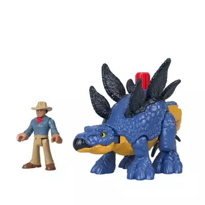 Fisher-Price Imaginext – Jurassic World – Stégosaure et le Dr Grant