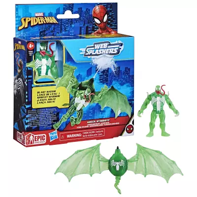 Marvel Spider-Man Epic Hero Series Web Splashers Green Symbiote Hydro-Ailes