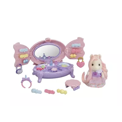 Sylvanian Families La coiffeuse de la fille Poney