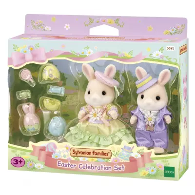 Sylvanian Families La chasse aux œufs des frères et sœurs Lapin Marguerite