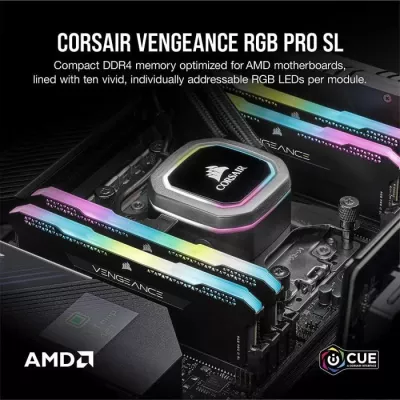 Mémoire RAM - CORSAIR - Vengeance RGB Pro Series DDR4 - 16GB 2x8GB DI