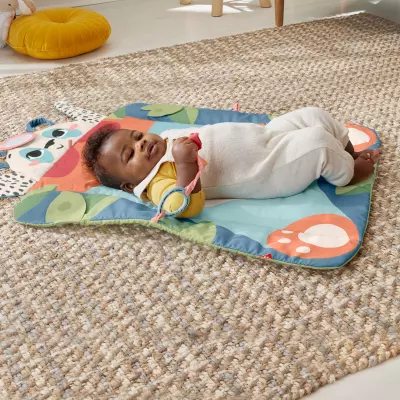 Fisher-Price – Tapis d’éveil Panda à Rouler