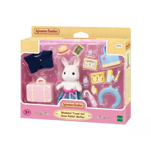 Sylvanian Families La maman Lapin neige et sa valise de weekend