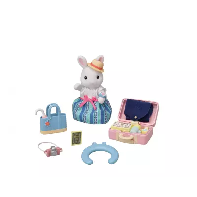 Sylvanian Families La maman Lapin neige et sa valise de weekend