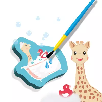 SES Creative Sophie la girafe - Coloriage à l’eau dans le bain