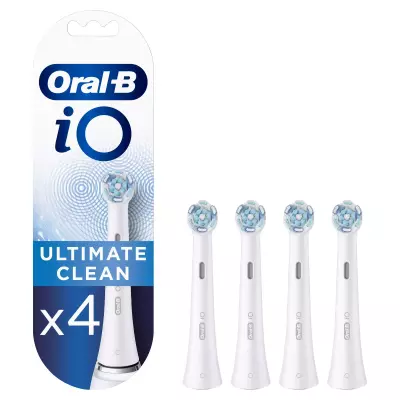 Oral-B iO Ultimate Clean 80335623 tête de brosses 4 pièce(s) Blanc