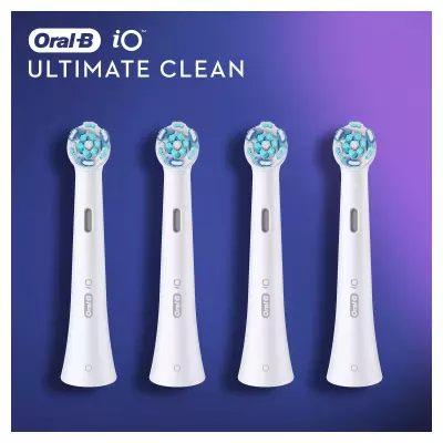 Oral-B iO Ultimate Clean 80335623 tête de brosses 4 pièce(s) Blanc