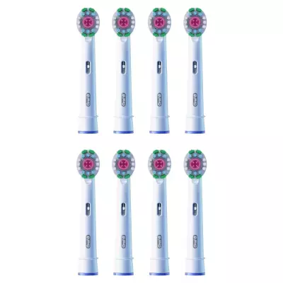 Oral-B 3D White 8 pièce(s) Blanc