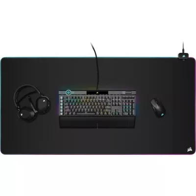 Gaming mouse mat - Corsair - MM700 Extened 3xl - RGB - Black Retro Bli