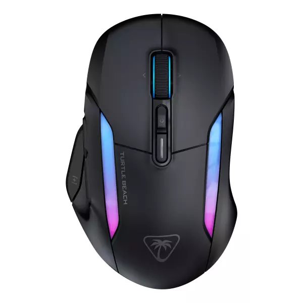 Turtle Beach Kone II Air - Souris gaming RGB ergonomique sans fil, batterie 350 h, capteur optique 26 000 DPI, interrupteurs