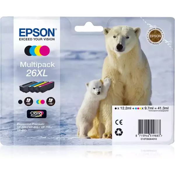 Epson Polar bear Cartouche "Ours Polaire" - Encre Claria Premium MP (XL)