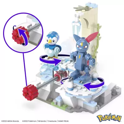 MEGA Pokémon – Coffret de construction Tiplouf et Farfuret à la neige