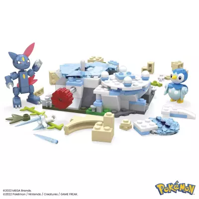 MEGA Pokémon – Coffret de construction Tiplouf et Farfuret à la neige