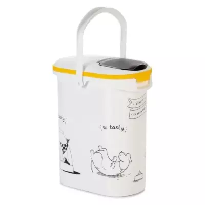 CURVER Conteneur a croquettes pour chien 4 kg - 10L - Le diner et servi