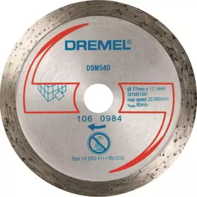 DREMEL Disque Diamant S540 pour Scie Compacte Dremel DSM20