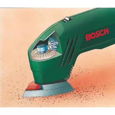 Ponceuse Delta Bosch - PDA 180 (Livré avec 3 feuilles abrasives)