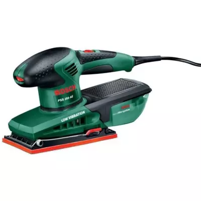 Ponceuse vibrante filaire Bosch - PSS 250 AE (250W, coffret de rangeme