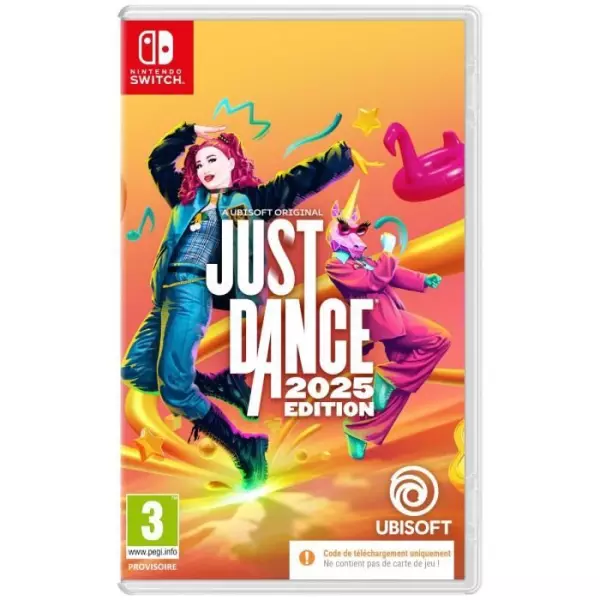 Just Dance 2025 - Jeu Nintendo Switch - Code In A Box