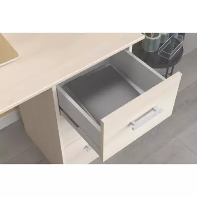 Bureau Essentielle Beige clair - Fabrication française - Parisot