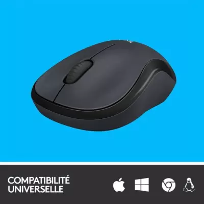 Souris - Sans Fil - Logitech - M220 Silent - Silencieuse - Noir