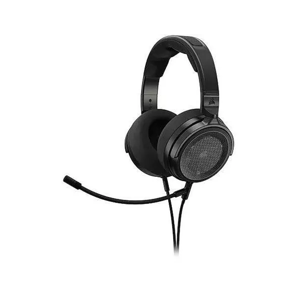 Casque gaming et streaming filaire ouvert - CORSAIR VIRTUOSO PRO - Graphene - Noir - Serre-tete