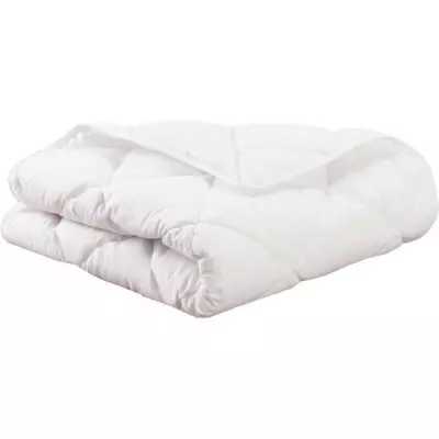 Couette - 75x120cm - MON P'TIT DODO - Chaude - 100% Polyester Fibre creuse siliconée - 1 personne - Blanc