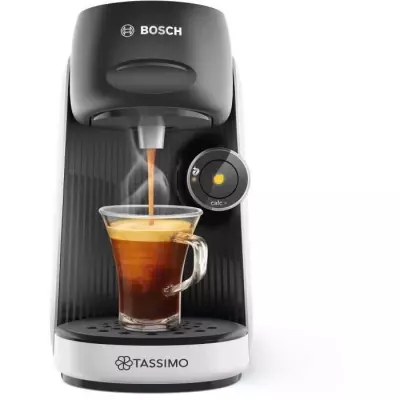 Machine a café multi-boissons BOSCH - TAS16B4 - TASSIMO T16 Finesse - 40 boissons - Réservoir d'eau amovible 0,7l - Blanc