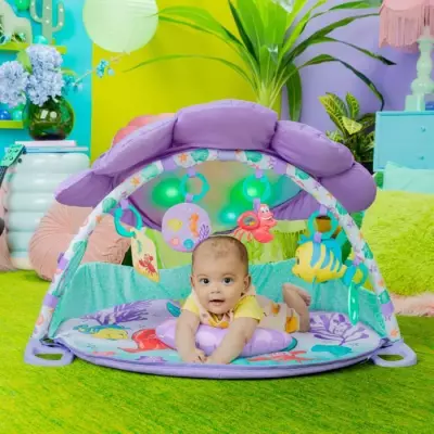 DISNEY BABY Tapis d'Eveil Petite Sirene, Musique et Lumieres, Jouets interactifs