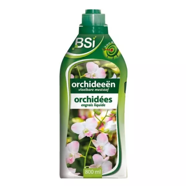 Engrais liquide pour Orchidées - BSI - Stimule la floraison - Avec Oligo-éléments et Chélates - 800 ml