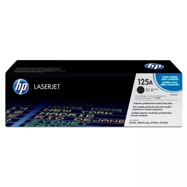 Cartouche de toner HP 125A noir pour imprimantes HP Color LaserJet CP1215/CP1515/CP1518/CM1312MFP