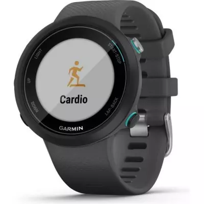 Montre connectée natation - GARMIN Swim 2 - Noir - Capteur de fréquence cardiaque - Suivi natation