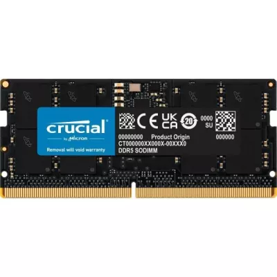 Mémoire RAM - CRUCIAL - DDR5-4800 SODIMM - 16 Go (CT16G48C40S5)