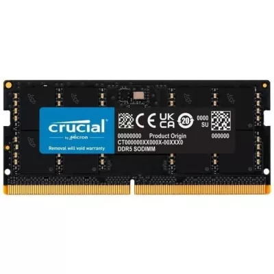 Mémoire RAM - CRUCIAL - DDR5-4800 SODIMM - 32 Go (CT32G48C40S5)