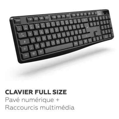 Clavier sans fil - MOBILITY LAB - Deluxe - AZERTY - Noir