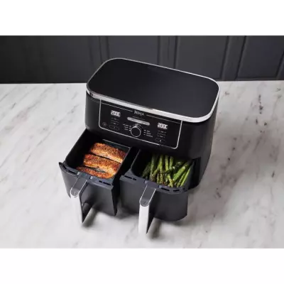 Friteuse sans huile Dual Zone NINJA Foodi Max - AF400EU - 2470W - 9,5L - 2 tiroirs de cuisson - 6 modes de cuisson prédéfinis