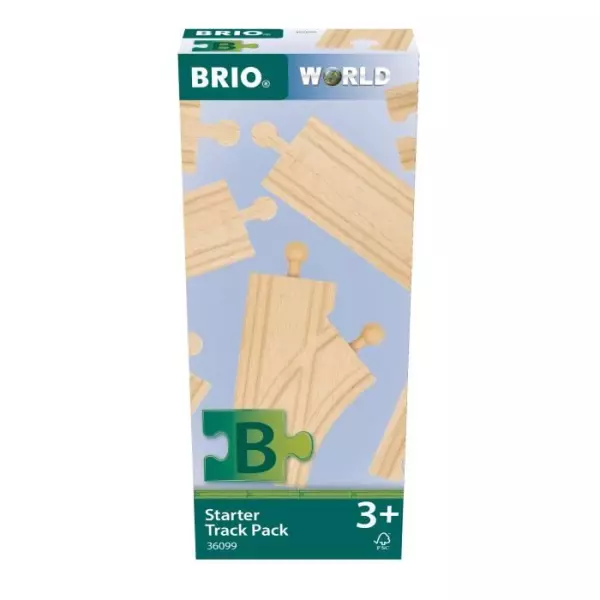 BRIO Coffret de Démarrage - 12 Rails - Pack B-7312350360998-A partir de 3 ans