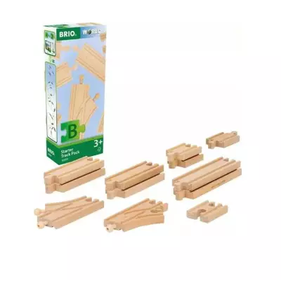 BRIO Coffret de Démarrage - 12 Rails - Pack B-7312350360998-A partir de 3 ans