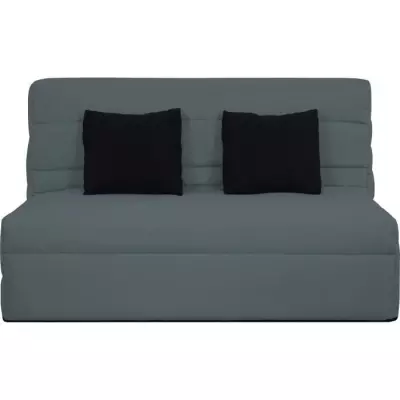 DUNLOPILLO Banquette BZ 2 places - Gris - ReVEUR