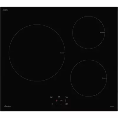 Table de cuisson induction SAUTER - 3 foyers - L60 cm - SI934B - 7200W - Noir