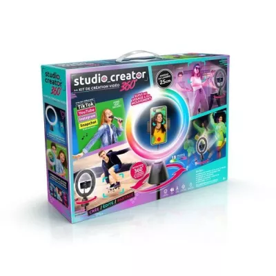 STUDIO CREATOR - Video creation kit with 360° rotation and multi-colo