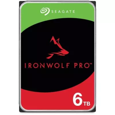 SEAGATE TECHNOLOGY - IronWolf Pro - Disque dur interne 6To - Pour NAS IronWolf Pro