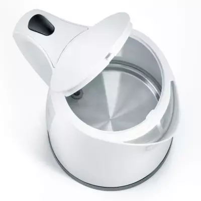 Bouilloire SEVERIN WK3494 - 1,5 L, ébullition rapide, Ouverture XXL, Socle 360°, Blanc