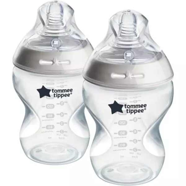 Biberons - TOMMEE TIPPEE - NATURAL START - 260 ml - Anti-colique - Tétine imitant la forme du sein - Lot de 2