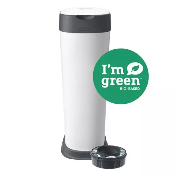 TOMMEE TIPPEE Twist and Click Poubelle a Couches de Taille XL, Comprend 1x Recharge avec GREENFILM