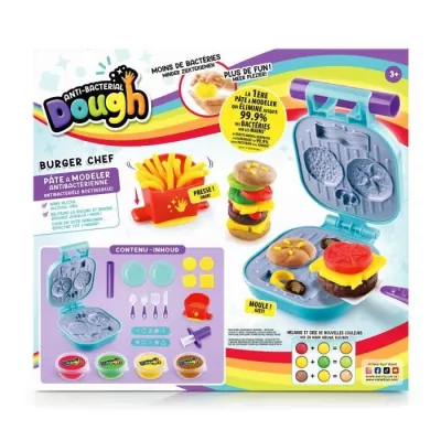 Canal Toys - Burger Kit Modeling Antibacterial Modeling - Eliminates u