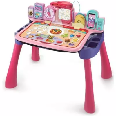 Magi Bureau Interactif 5 en 1 - VTECH - Rose - 28 images - 3 ans et plus