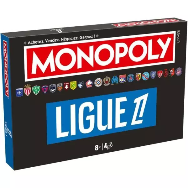 Monopoly Ligue 1 - Plongez dans l'univers du football français, Jeu de société - WINNING MOVES