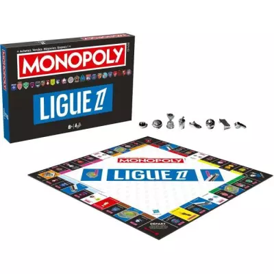 Monopoly Ligue 1 - Plongez dans l'univers du football français, Jeu de société - WINNING MOVES